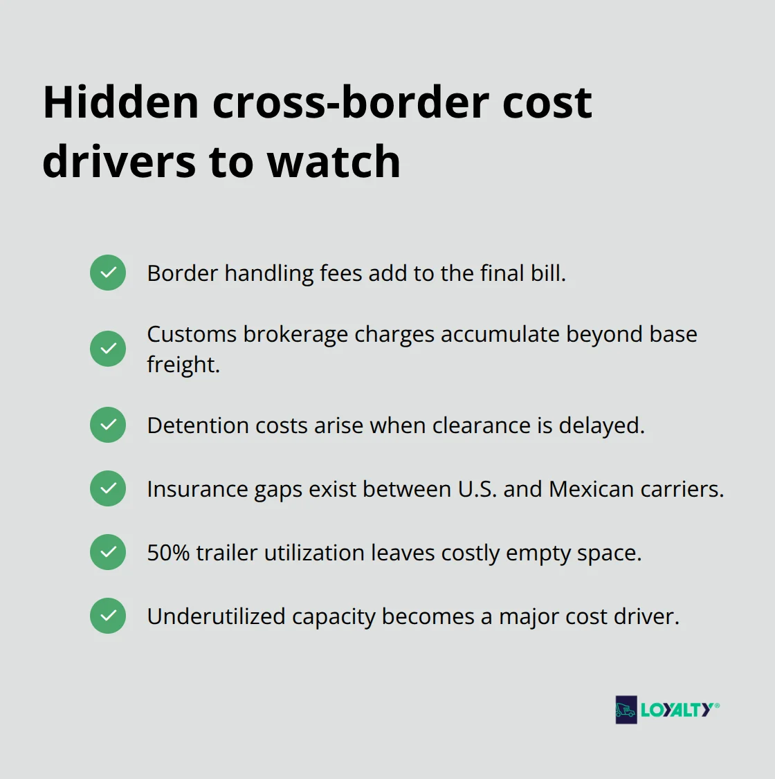 Checklist of hidden cost components in cross-border shipping - cross-border e-commerce logistics