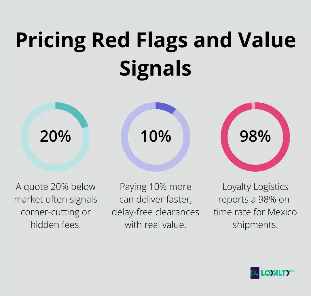 Key percentages to watch when evaluating Mexico freight forwarders