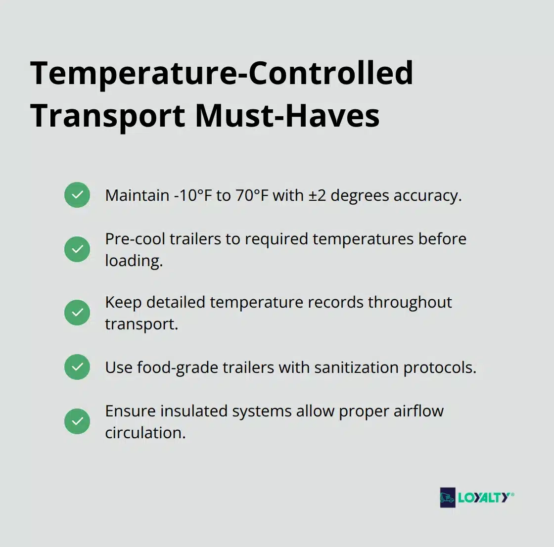 Key equipment and process requirements for perishable freight in the United States - perishable freight forwarder