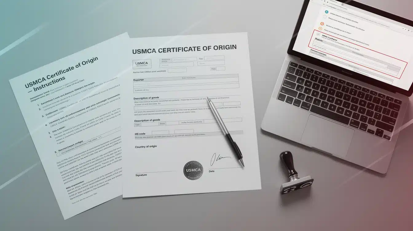How to Complete USMCA Certificate of Origin